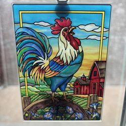 Rooster Sun catcher In Box new