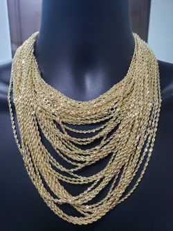 2.5MM 10K Diamond Cut Rope Chain RCD-006