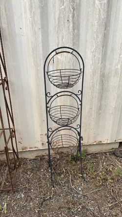 Iron plant stands