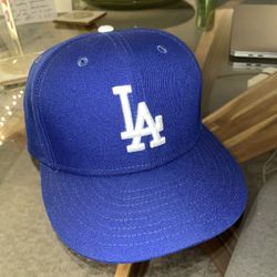 7-1/4 Dodgers Hat 5950 Fitted