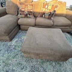 Sectional Couch With Ottoman Free Delivery 