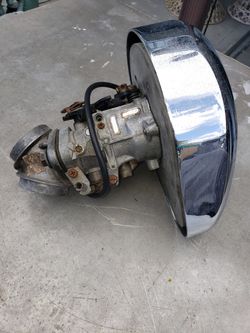 Harley Davidson Carburator and S&S air filter