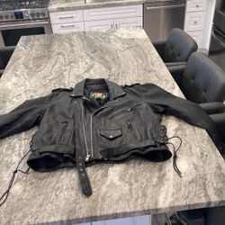 Motorcycle jacket men’s leather 3XL/4XL