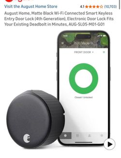 August lock Smartlock with keypad new