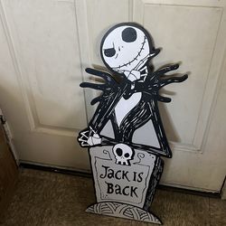 Jack Skellington wood stand up