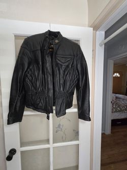 Harley-Davidson Black Leather Motorcycle Jacket