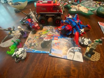 LEGO Marvel Spider-Man Set 76172 and 76174 Built