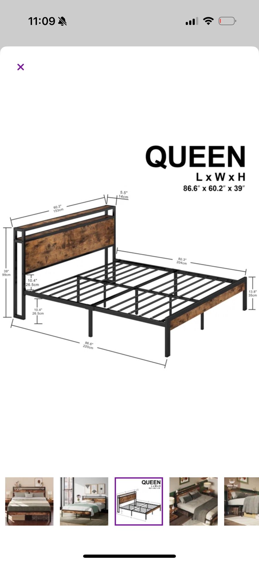 Gedeus Platform Bed