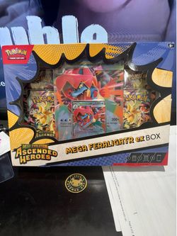 Ascended heroes mega feraligatr ex box