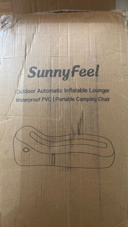 Self inflatable lounge chair