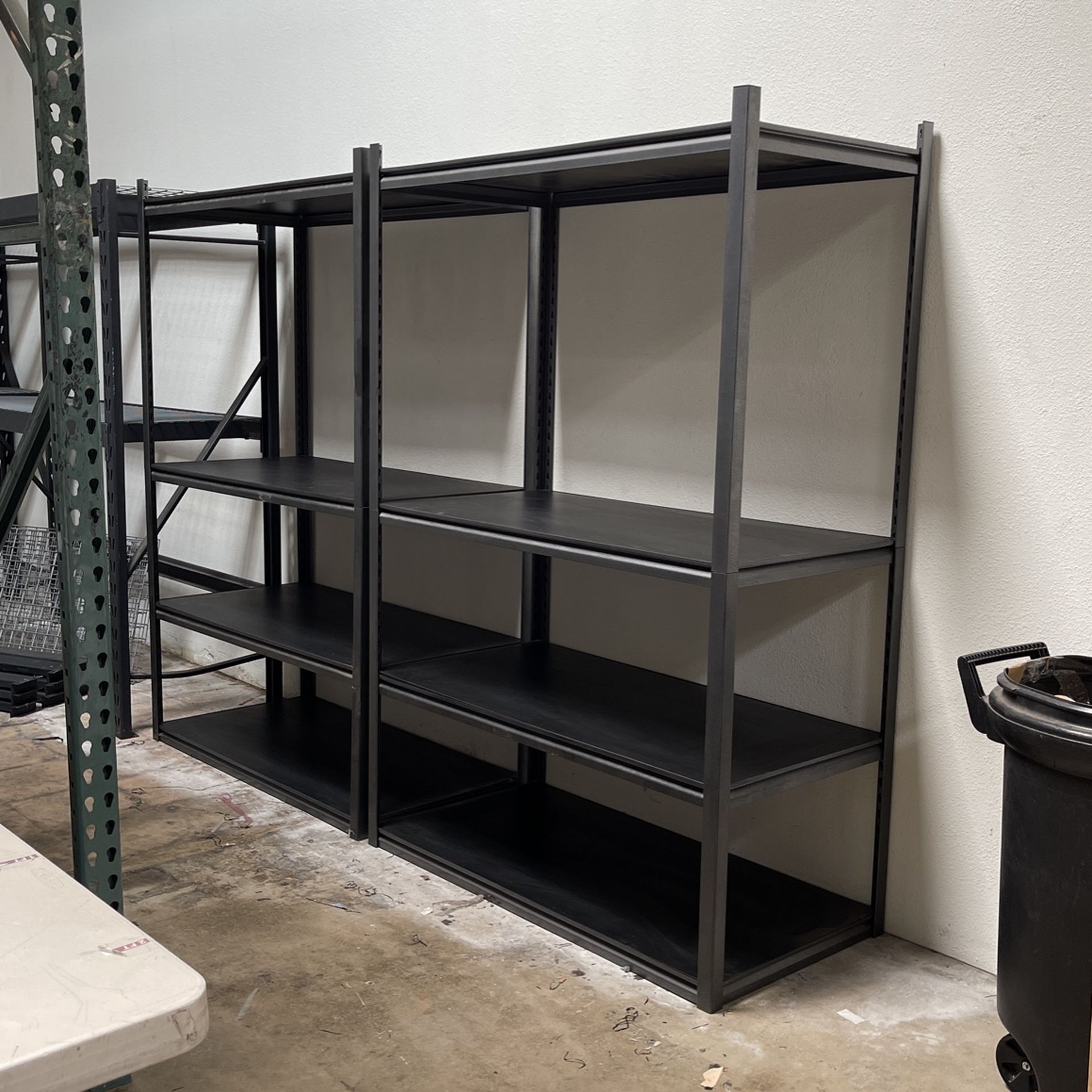 Whalen Shelf heavy Duty steel Shelving Unit 48” W x 24”D x 72” H black