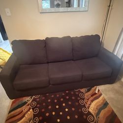 Gray Pullout Queen Size Sofa