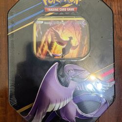 Pokemon Articuno Crown Zenith Tin w/ 4 Packs Inside & Promo Brand New/Sealed! 🔥