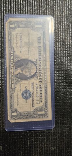 1957 B US One Dollar Silver Certificate