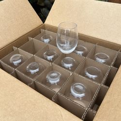 Glassware/Wedding Party/three boxes different sizes