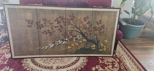 Japanese folding screen