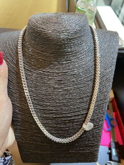 Real silver Franco chain for a good price!!
