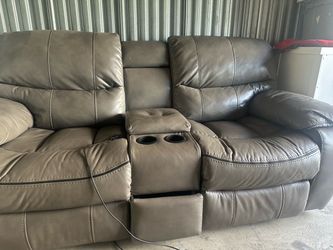 Leather couch