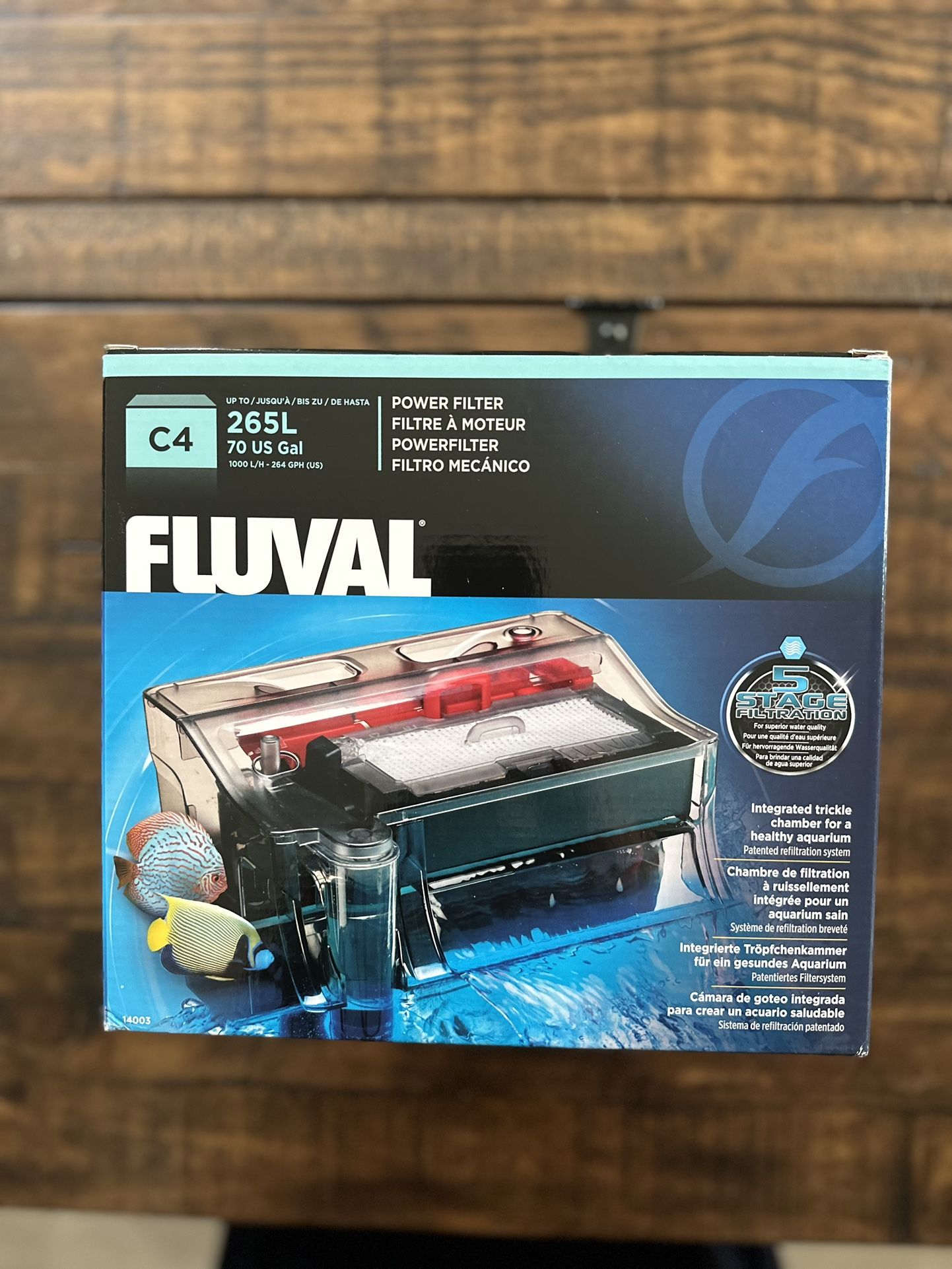 Fluval C4 Power Filter – Up to 70 Gal (New in Box)