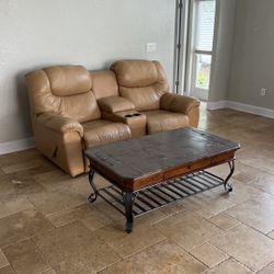 Sofá And Coffee Table FREE