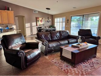 Couch and Matching Recliners - Ashley Furniture