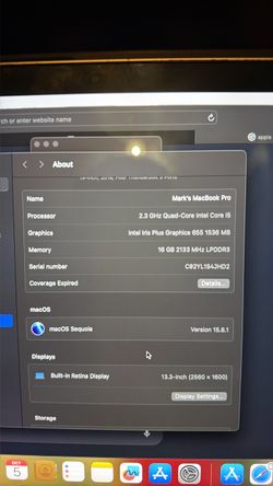 MacBook 2018