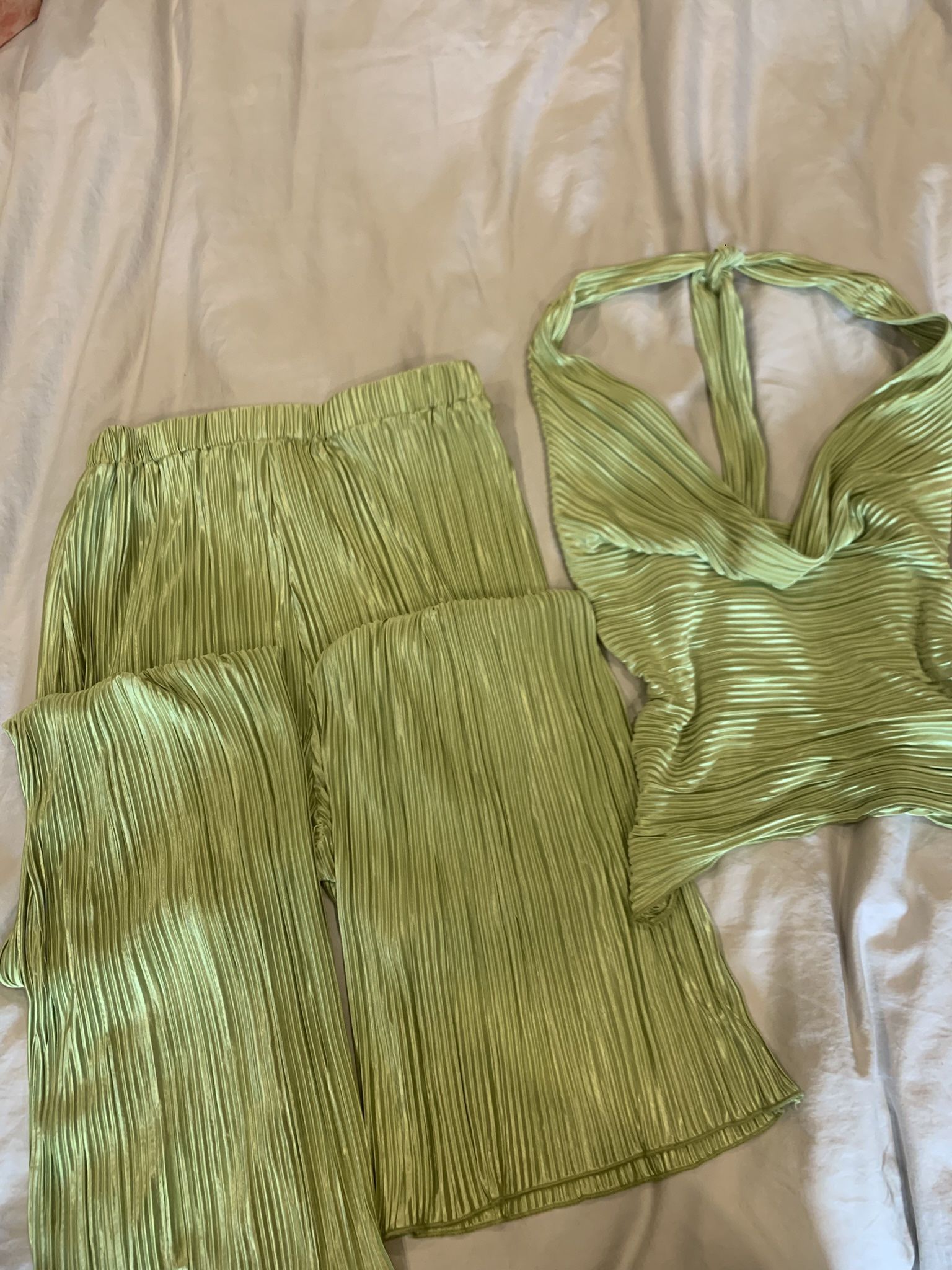 Dressy Halter With Pant Set