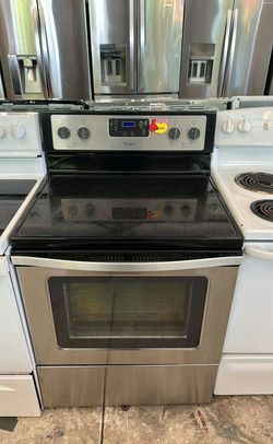 Whirlpool GlassTop Stove Stainless