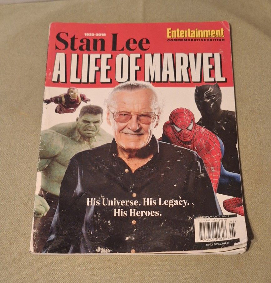 Stan Lee A Life Of Marvel-An Entertainment Commemorative Edition 2018