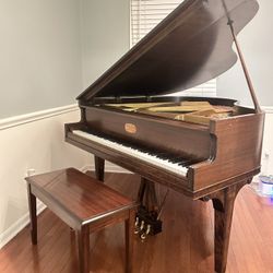 Vintage Baby Grand Piano George Steck 