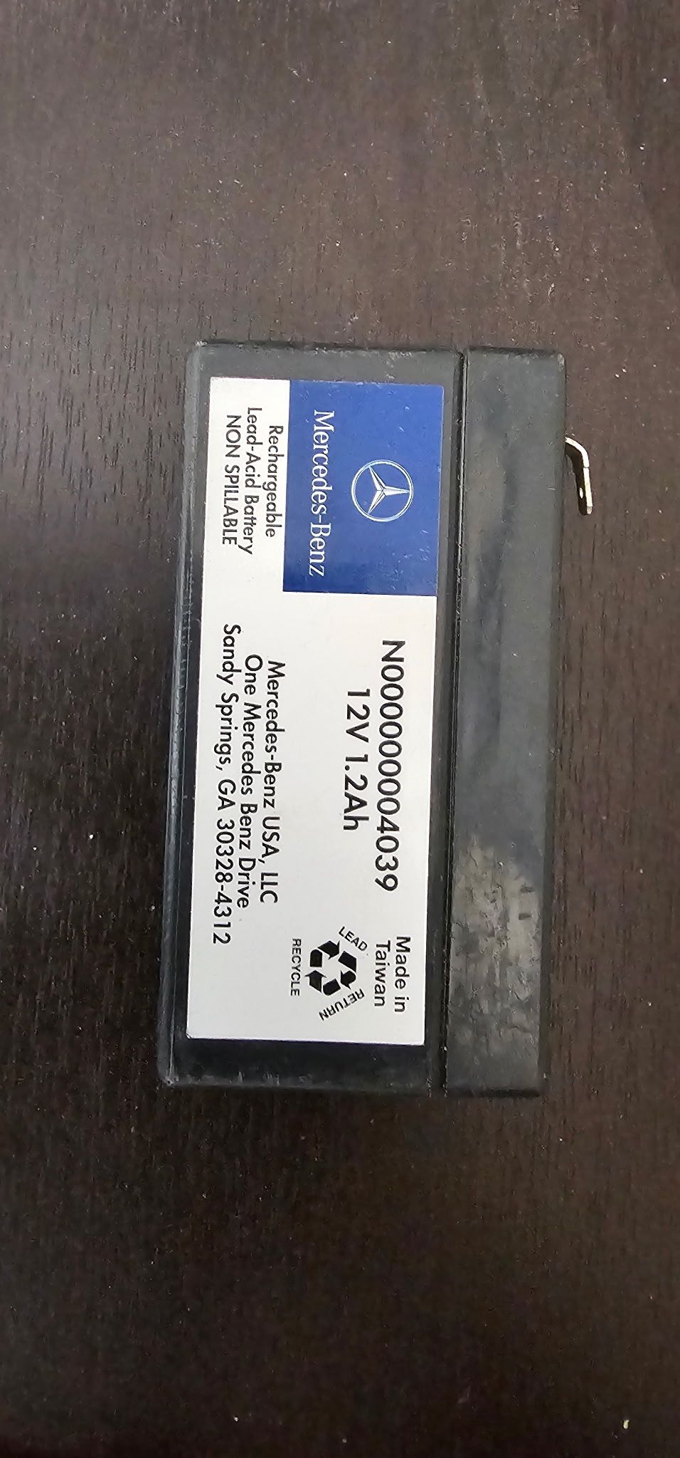 Mercedes-Benz battery