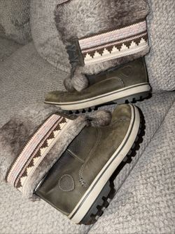 Helly Hansen Iskoras Women’s Faux Fur Waterproof Leather Snow Boots Size 10