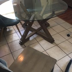 Glass Top Table
