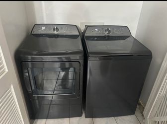 GE Washer And Dryer Set Electric 