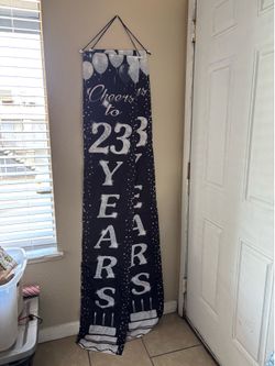 Happy 23rd birthday banner