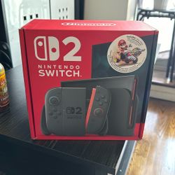 Brand New switch 2 With Mario kart 