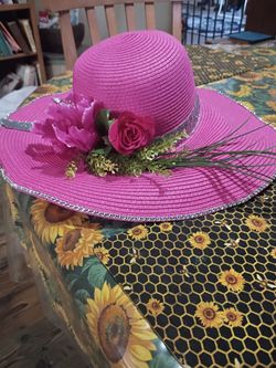 Ladies fancy tea hat.
