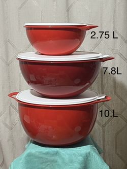 Set De Tazones De Tupperware