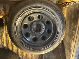 4steel wheels with tires