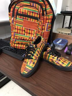 Vans African Wax Custom