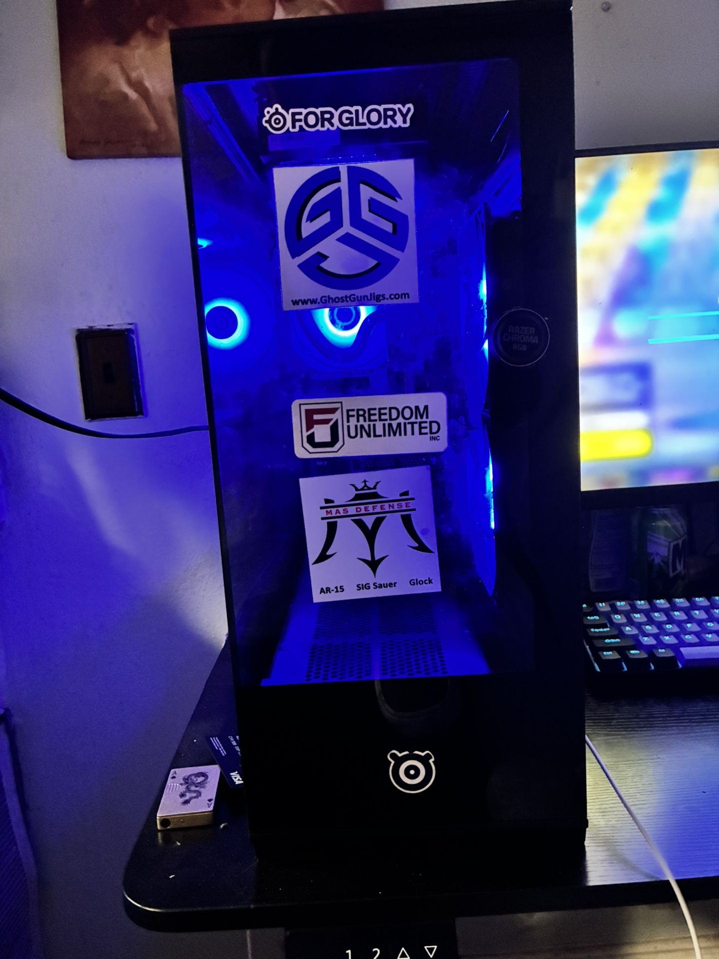 Gaming Pc With 240hz Monitor And Accessories