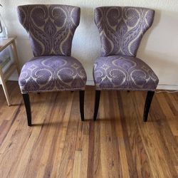 Purple Accent Chairs 