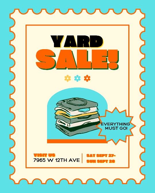 YARD SALE!