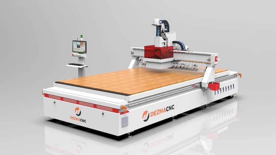 Vacuum Table And T Slot 8 Zone
