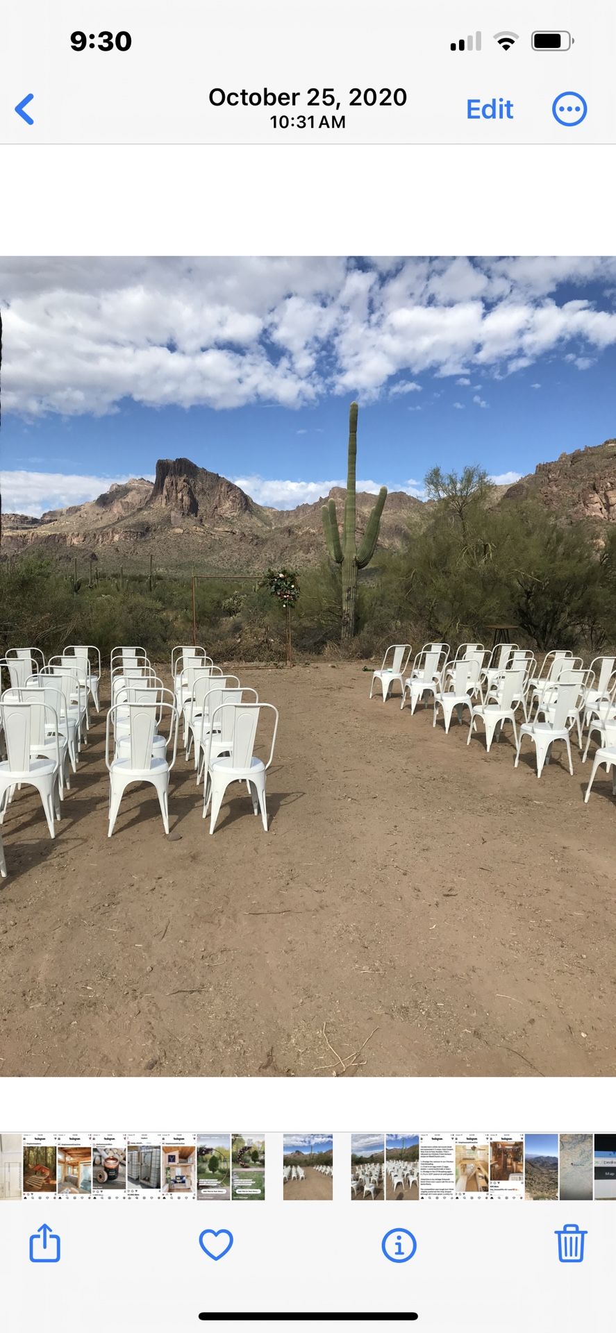 White Bistro Style Chairs X 50
