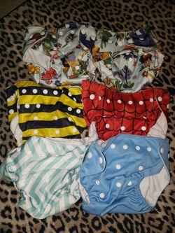 6 boys happy flute cloth diapers