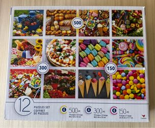 12-puzzle set in excellent condition