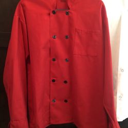 Xtra Large Su Chef Coats White And Red Cooking Uniform