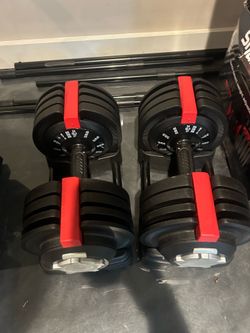 Yaheetech Adjustable Dumbbell Set Free Weight Dumbbells 52.5lbs