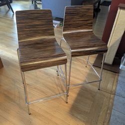 Modern Bar Stools (2 Pcs)